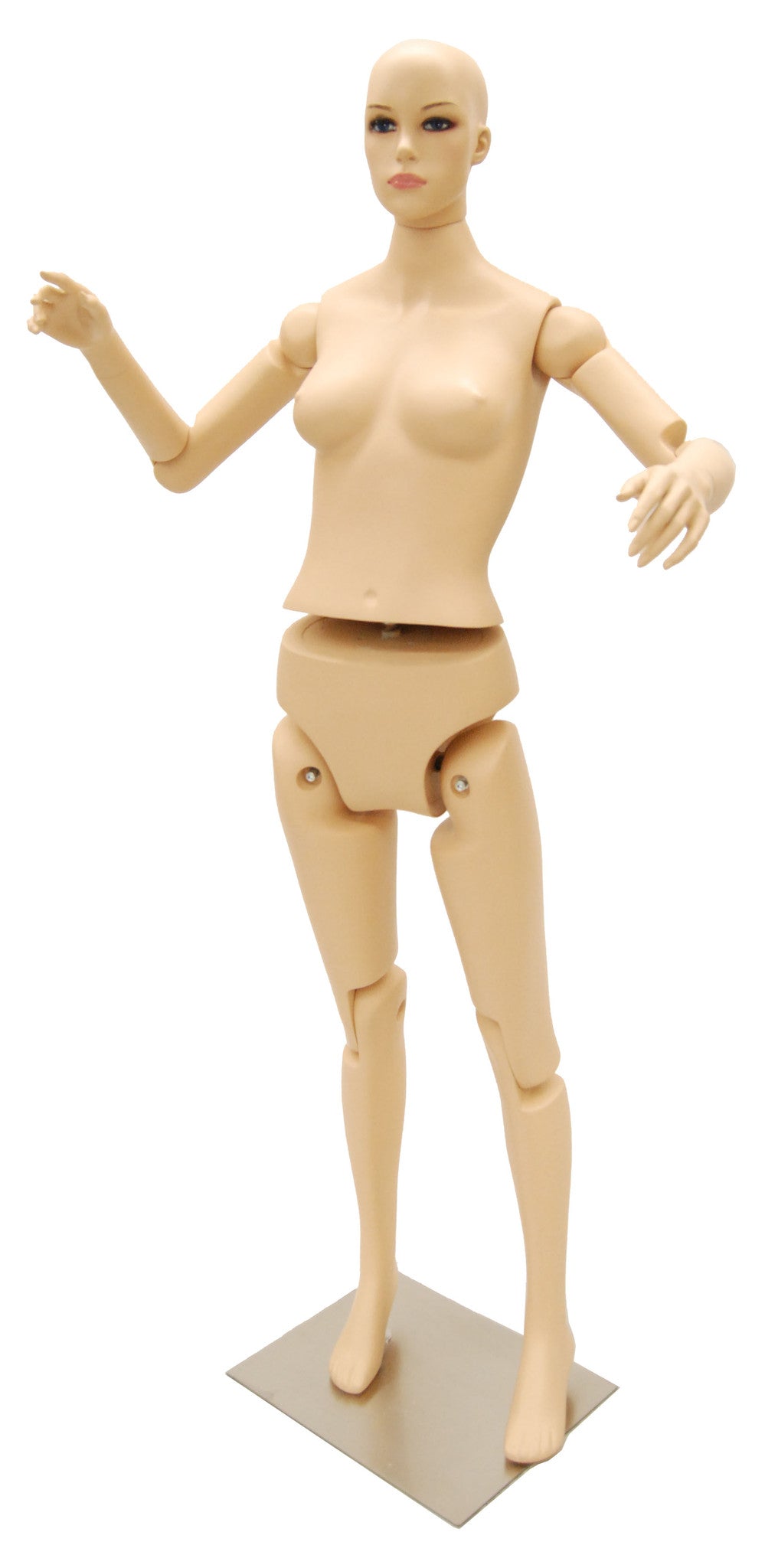 1/2 FEMALE W/ARMS Female MANNEQUIN for sale on discount