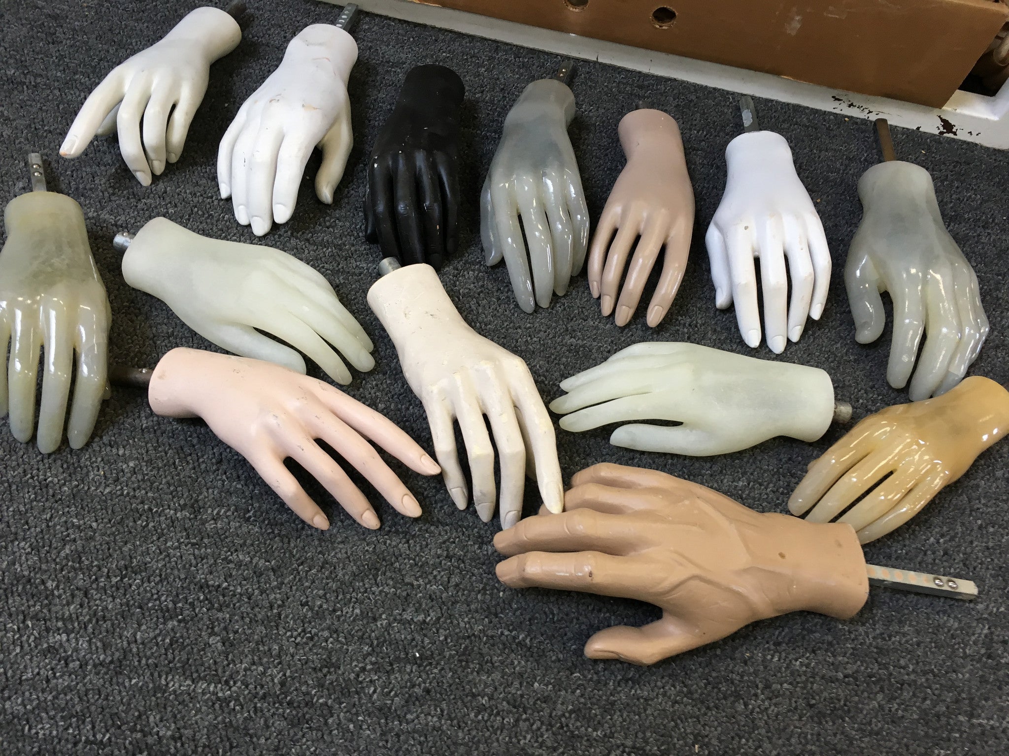 Used Mannequin Hands - Set of 4