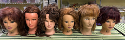 Used  Mannequin Cosmetology Heads -- Pack of 2