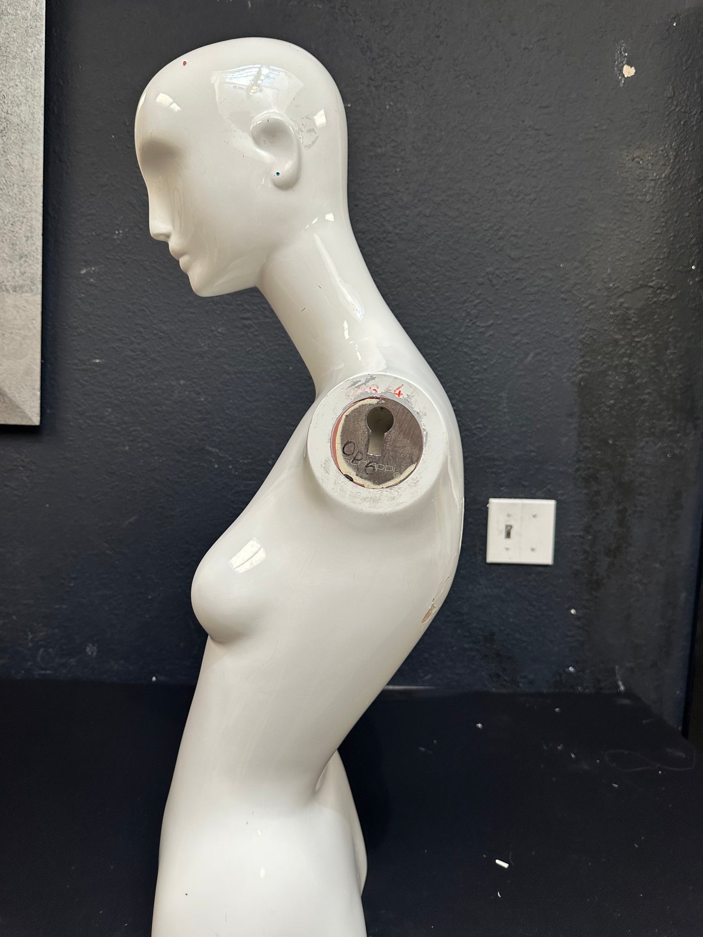 Used Female Egghead Mannequin Torso