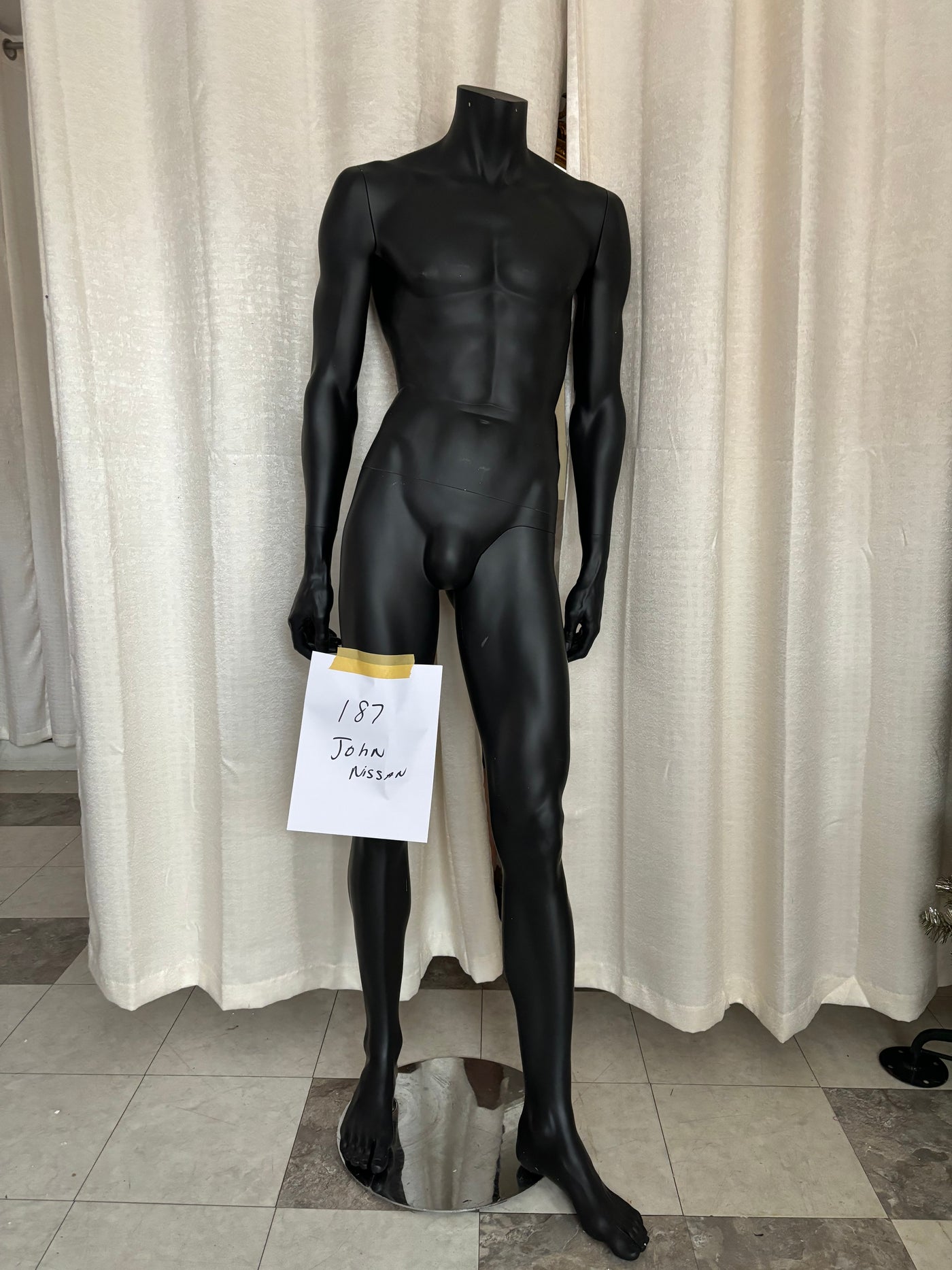 Used Male Headless John Nissen Mannequin-  #187