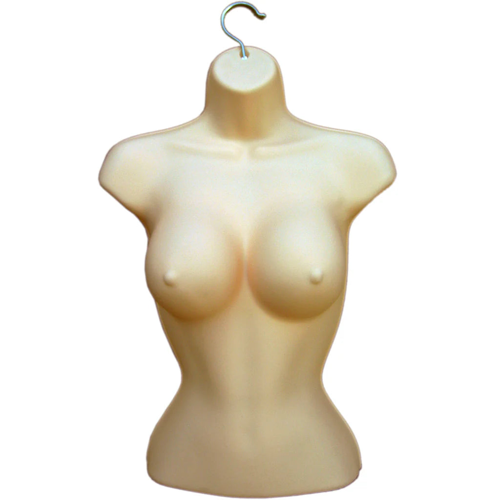 Female Mannequin Hollow Back Torso - SET OF TWO