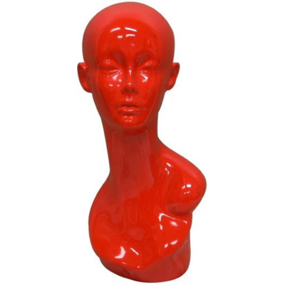 Tina: Mannequin Head in Red