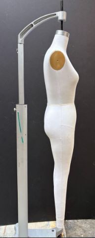 Used Hanging Female Sewing Form with Legs - Size 2/4