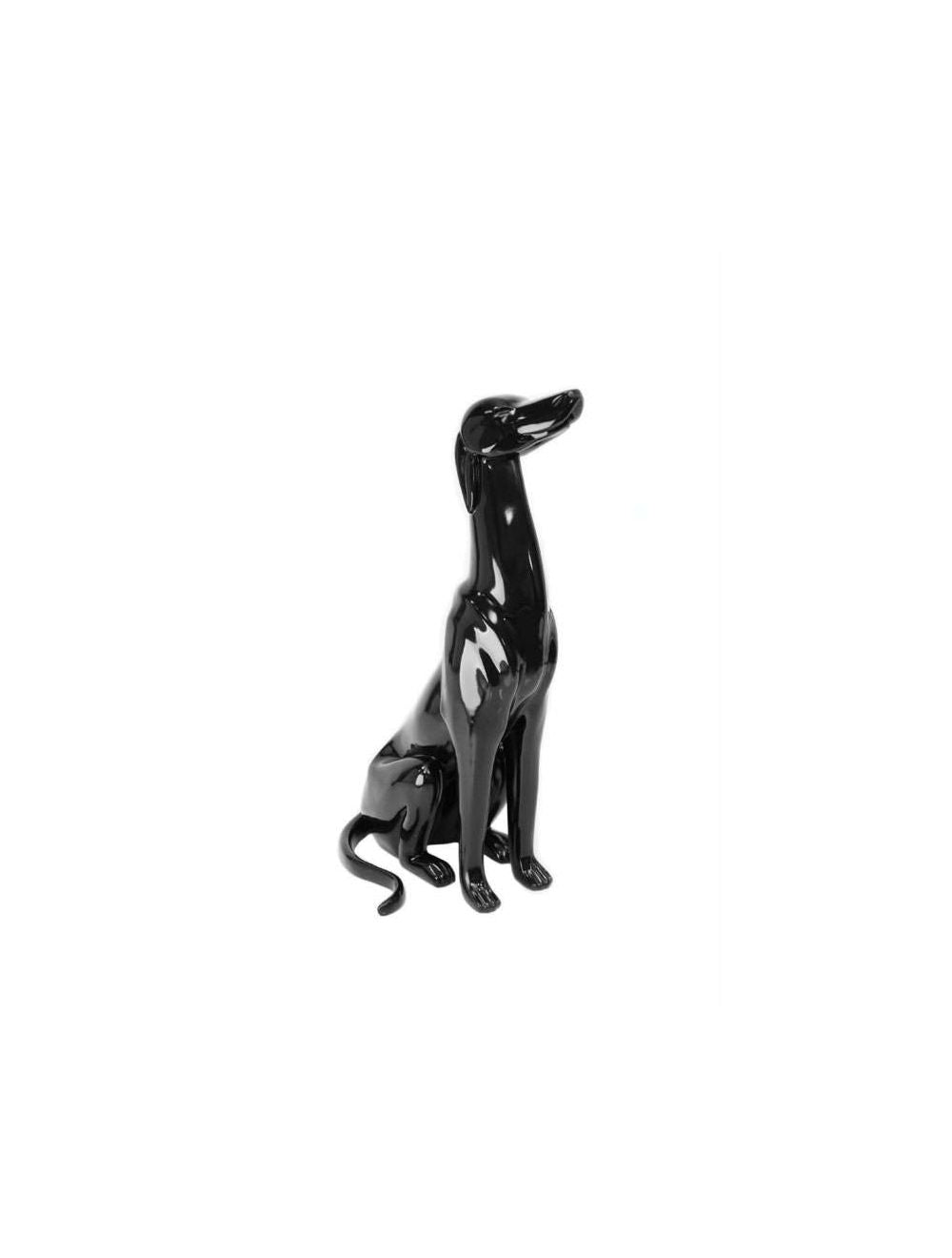 Sitting Greyhound Dog Mannequin: Color Options