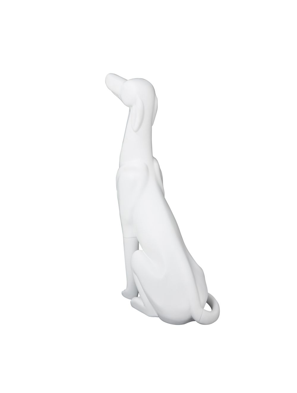 Sitting Greyhound Dog Mannequin: Color Options