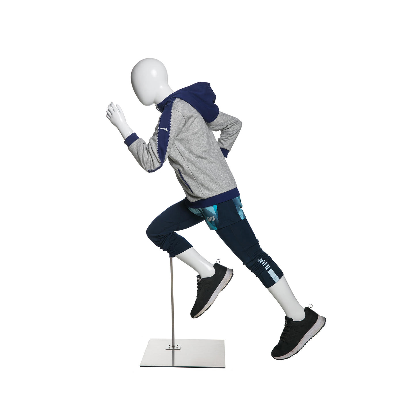 Egghead Male Youth Sports Mannequin: Running Pose