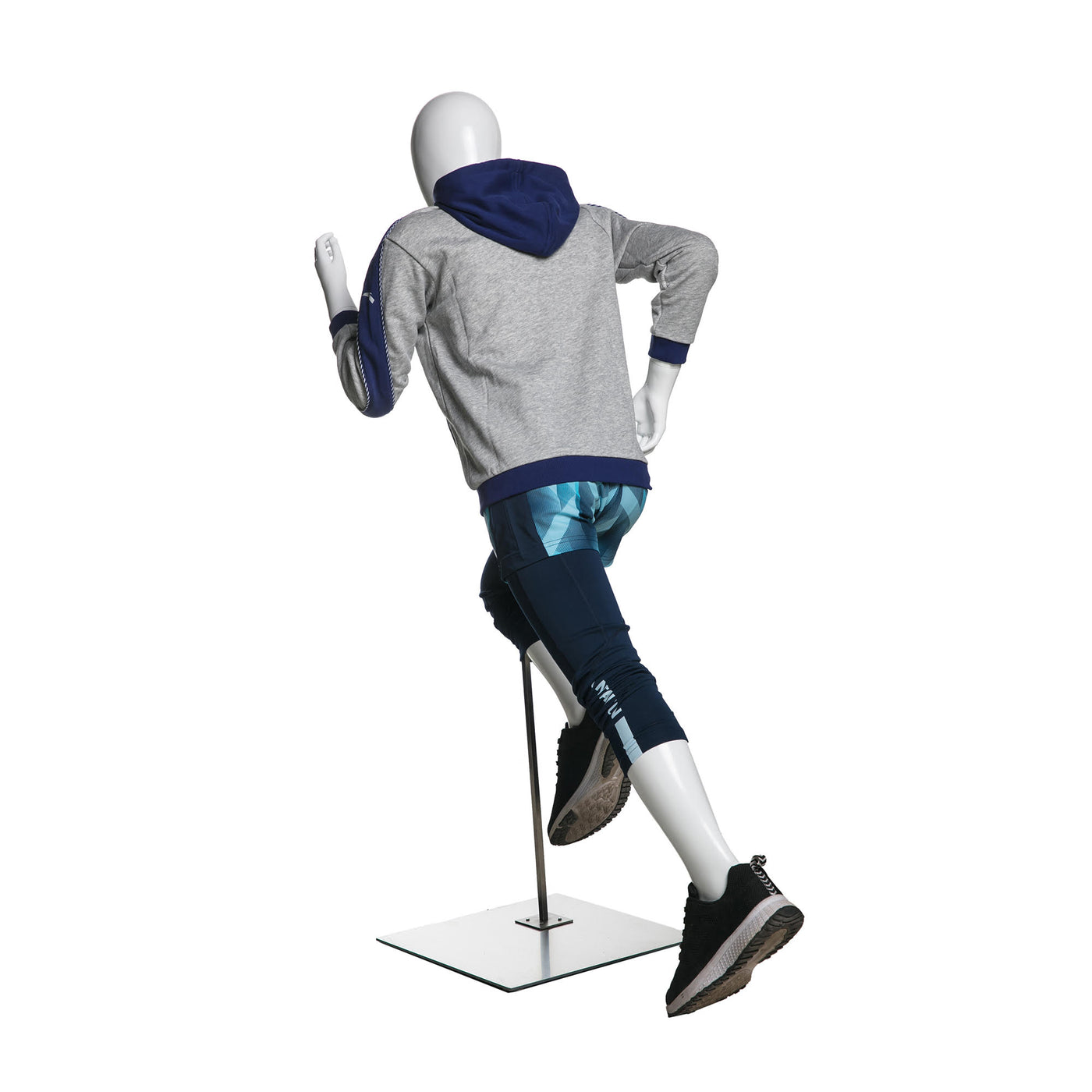 Egghead Male Youth Sports Mannequin: Running Pose