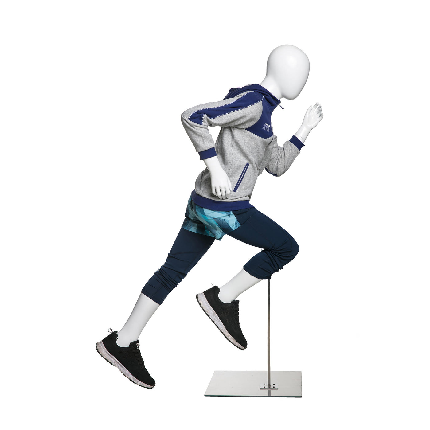 Egghead Male Youth Sports Mannequin: Running Pose