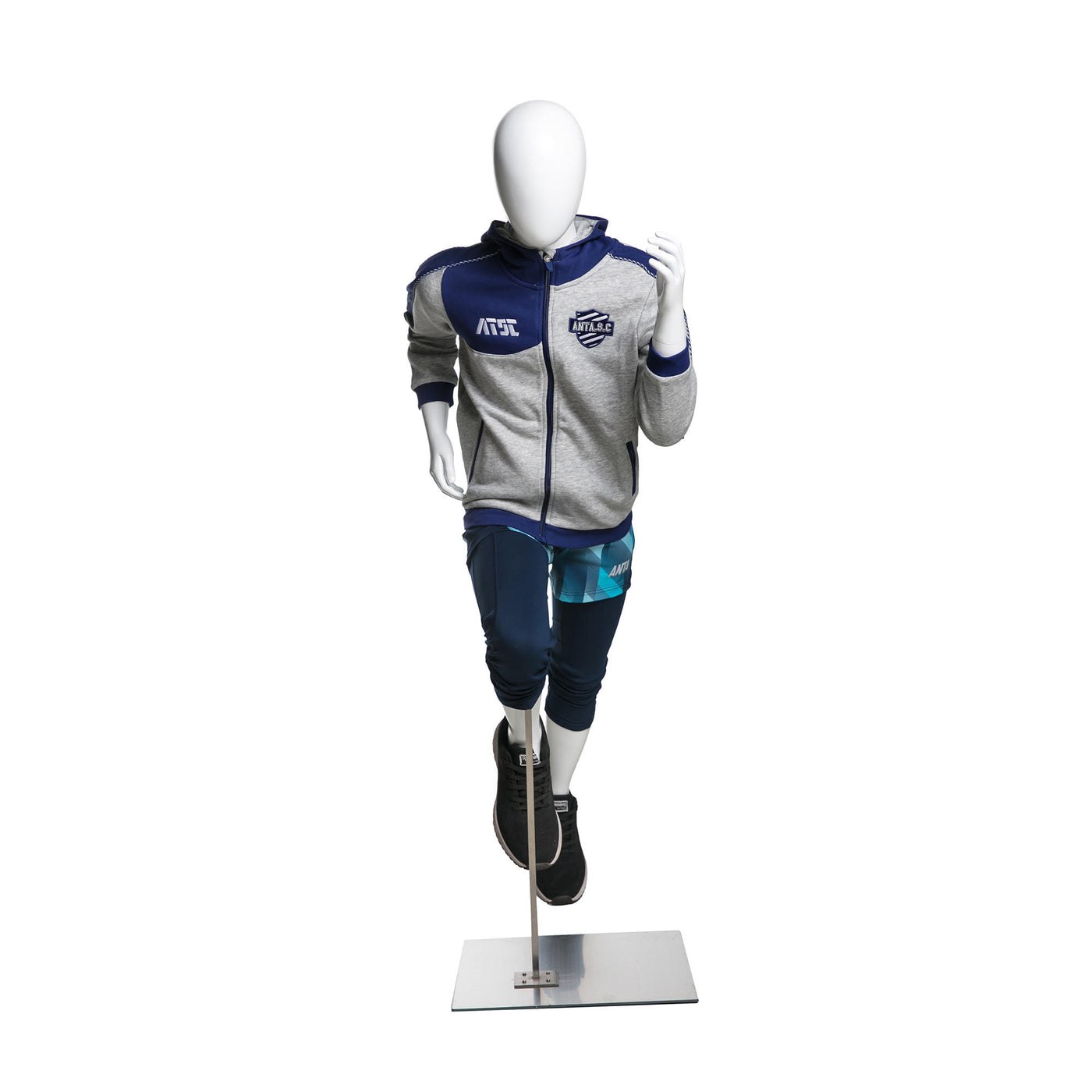 Egghead Male Youth Sports Mannequin: Running Pose