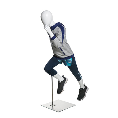 Egghead Male Youth Sports Mannequin: Running Pose