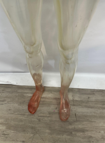 Used male mannequin legs - clear