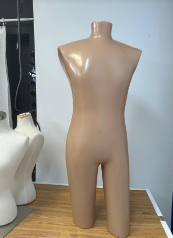 Used male mannequin plastic 3/4 torso