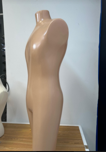 Used male mannequin plastic 3/4 torso