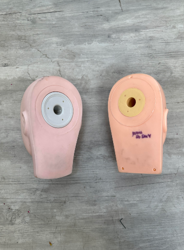 Used Eyelash Training Mannequin Heads - Set of 2