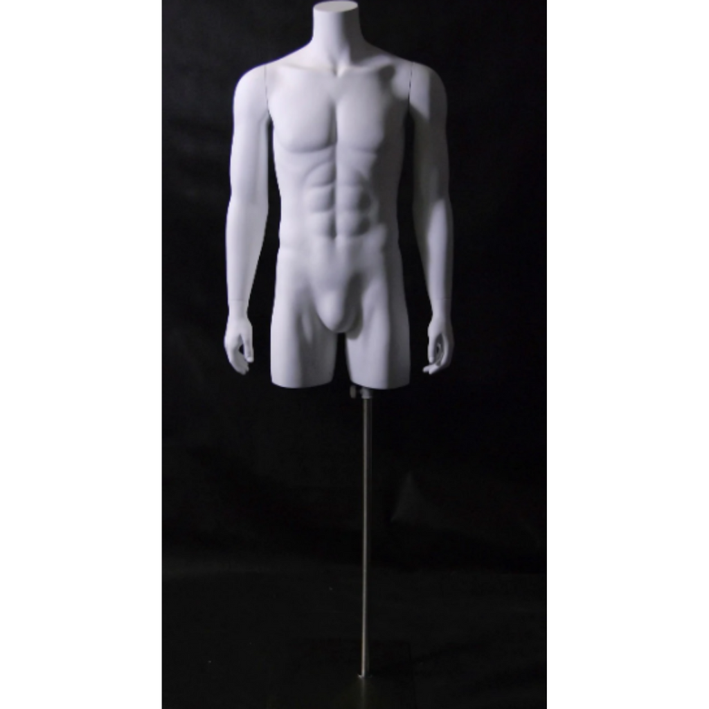 Randy Male Mannequin - Basic Arms Down Pose