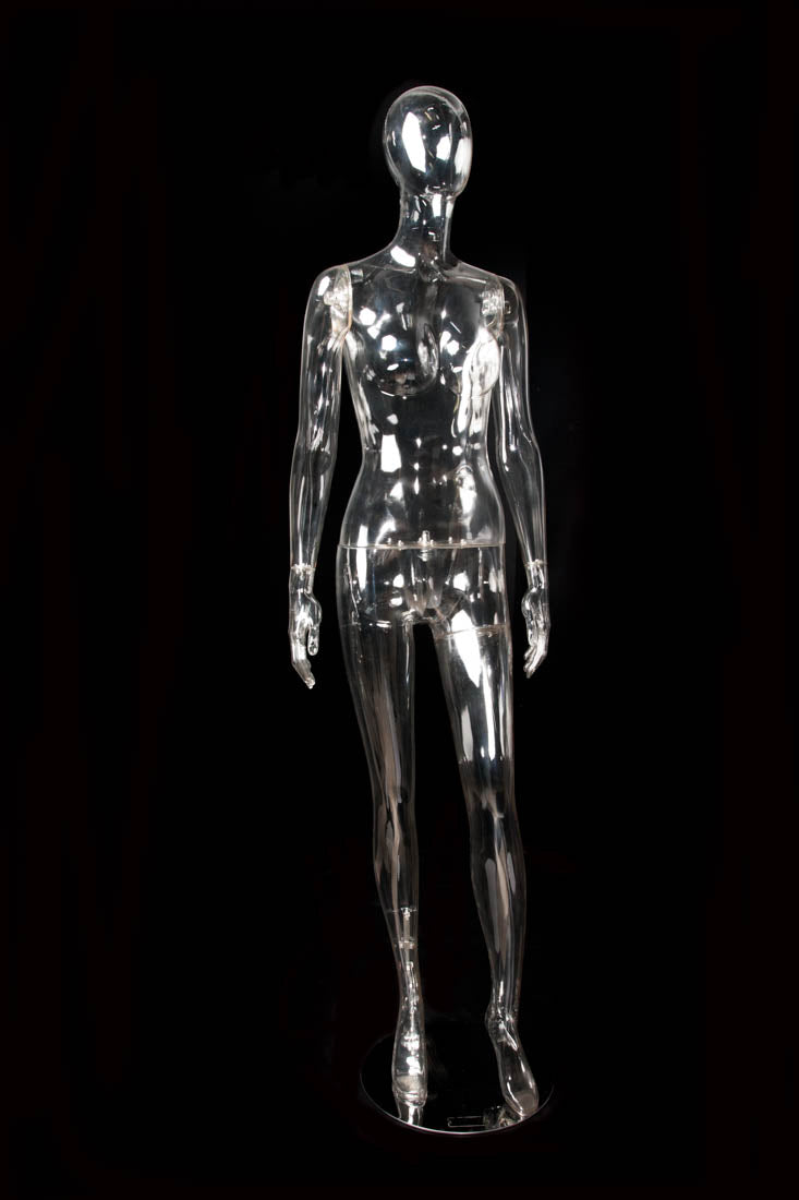 Female Mannequin Full Body Egghead White Shiny Skin – Wisdom Fixtures