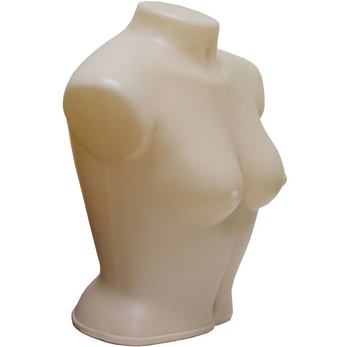 Female high quality Mannequin upper torso form white