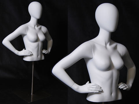 Hand on Hip White Female Mannequin