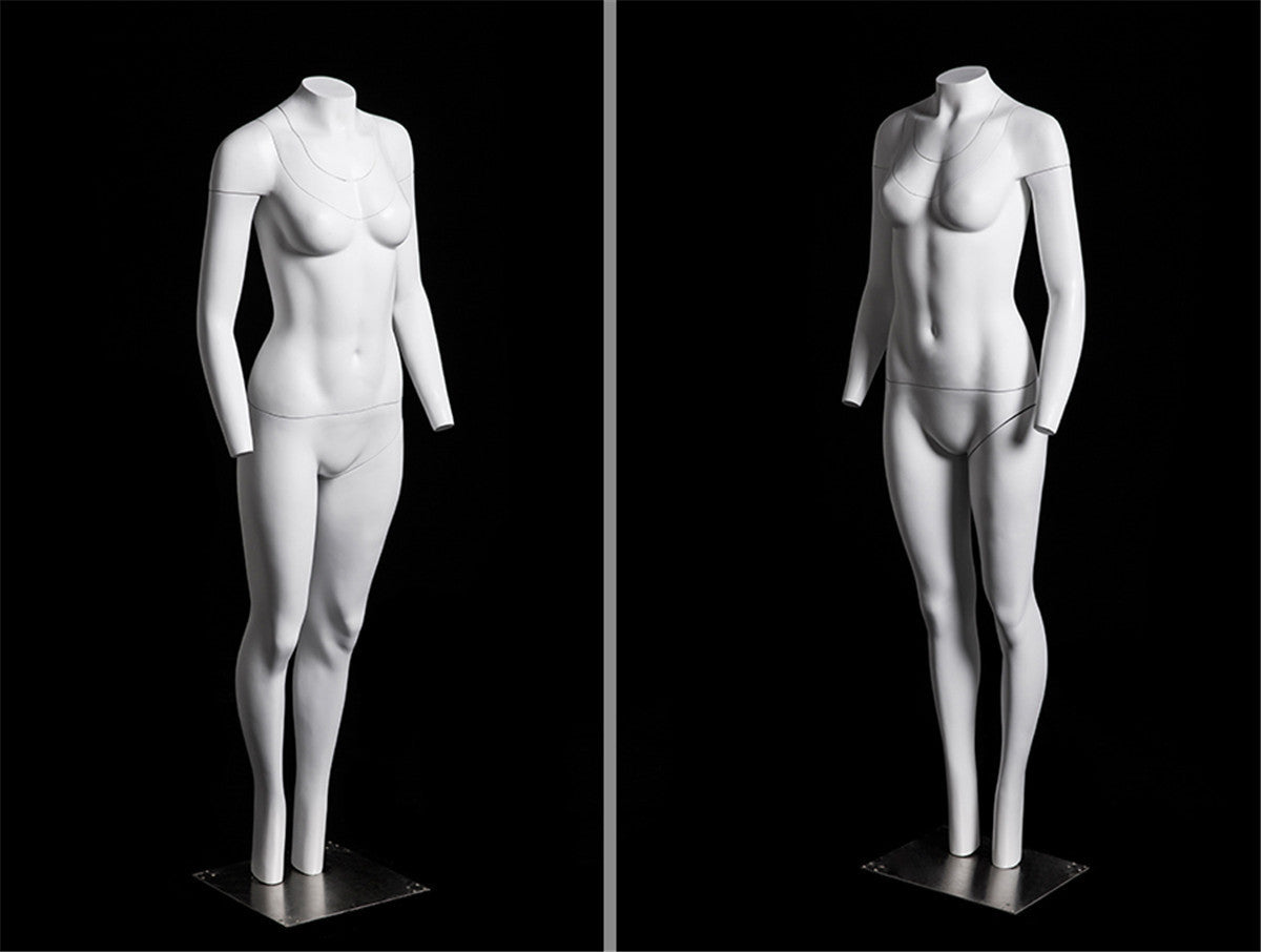 Female Ghost Mannequin: Round Neck