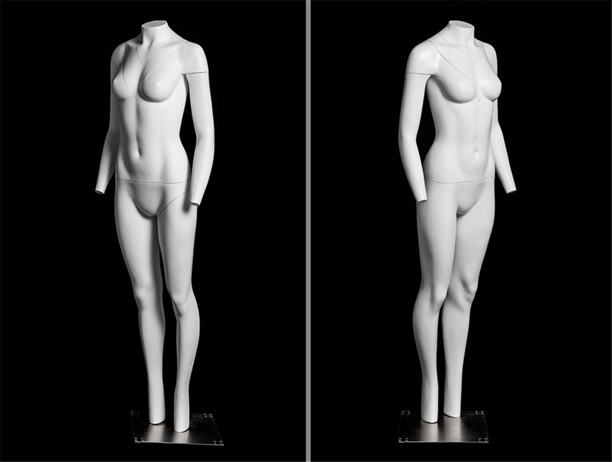 Adult Female Full Body Matte White Fiberglass Headless Invisible Upper Body  V-neck Ghost Mannequin GH1-S -  Canada